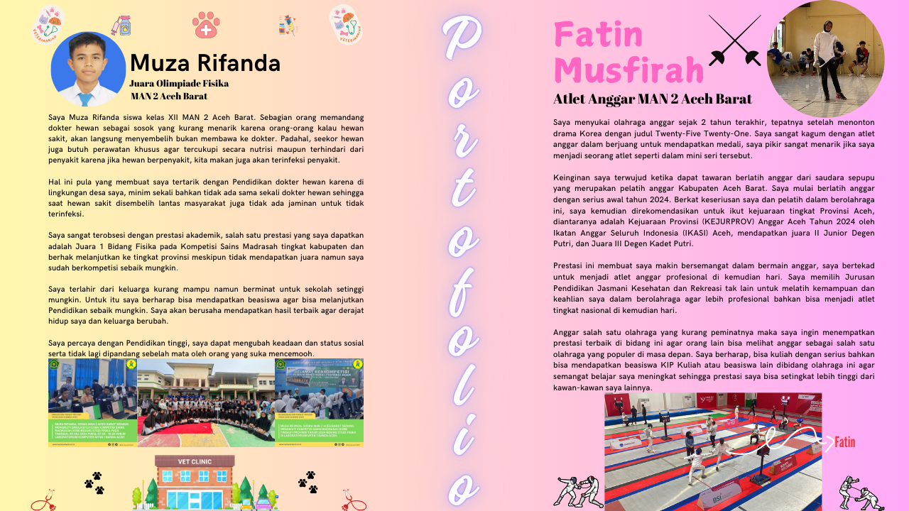 Portofolio siswa berprestasi